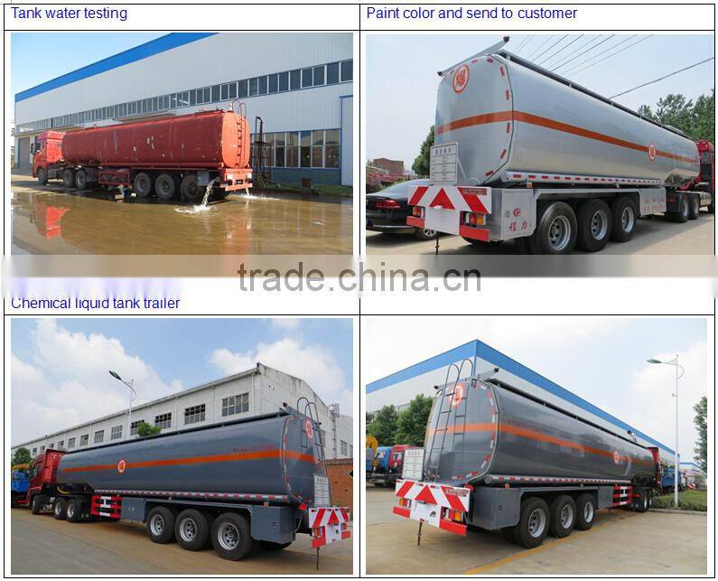 very hot sale 30000 liters to 60000 liters Farm Fuel Trailer with compartments /Petrol Tanker Semitrailer/crude oil
