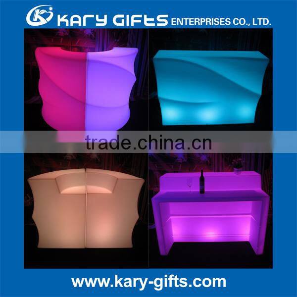 Plastic 16 colors sectional mini decorative bar counter design for sale