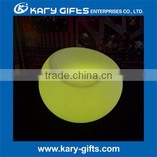 Restaurant furniture set kids table led night club glowing chair