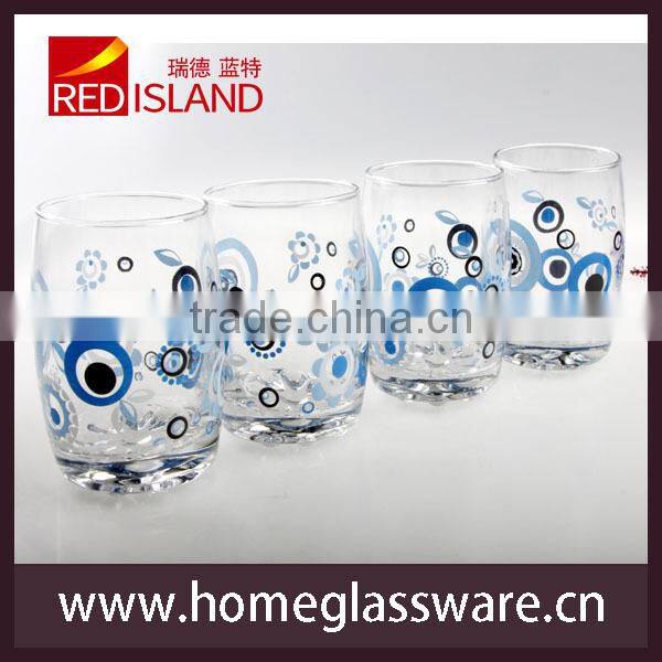 New Design silk screen printing glass cup