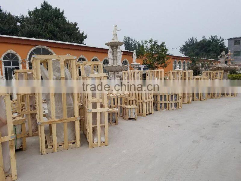 Natural stone outdoor wall fountain waterfalls