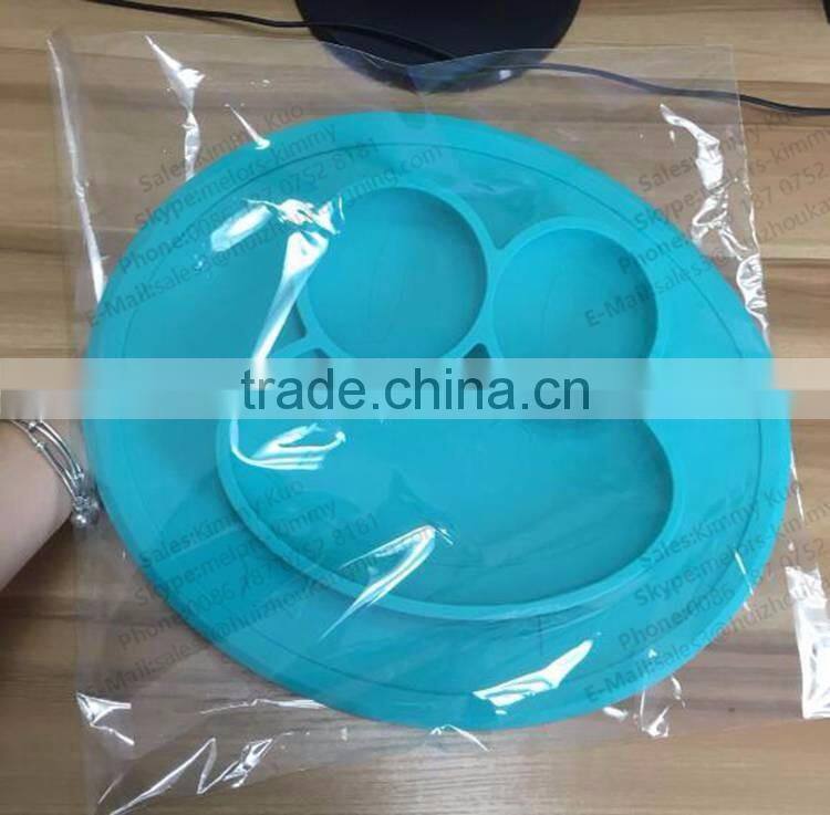 Hot selling silicone plate silicone dinner plate Silicone kid placemat