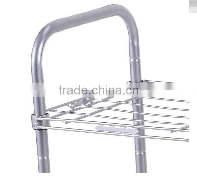 vivinature metal wire 16Pair Shoe Rack, White