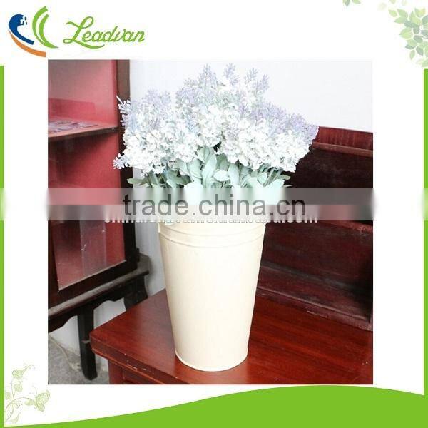 High quality floor decorative white large flower tall vase