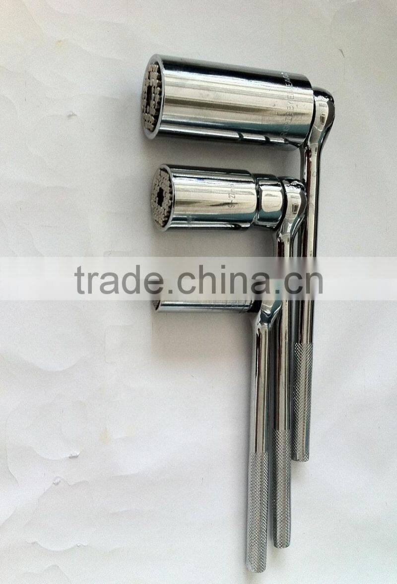 Universal Socket Metal Wrench Gator Magic Grip