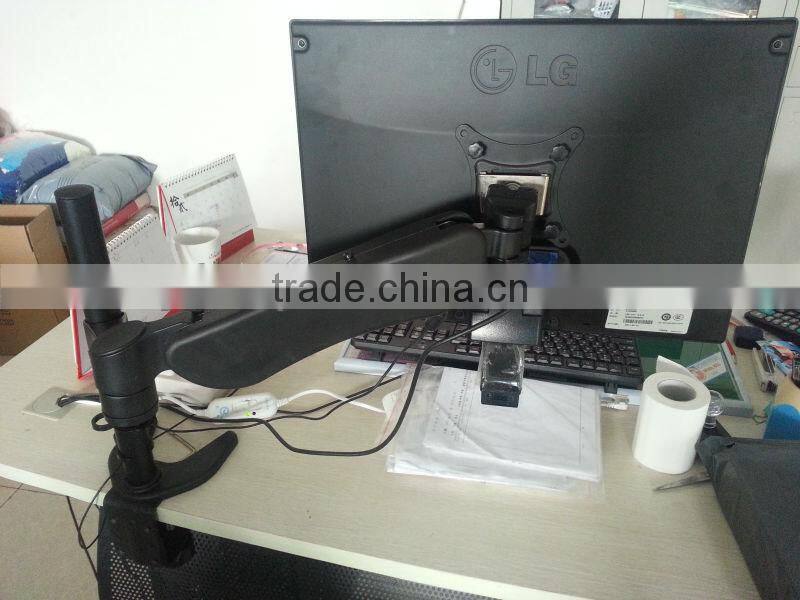 adjustable computer monitor/display screen TV clamp holder for office desk