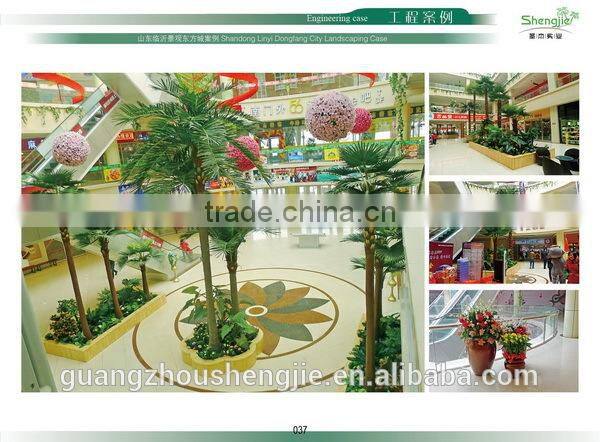 SJ2001011 artificial pine leaves for tree-like tower/decorative pine branches/fake pine fronds