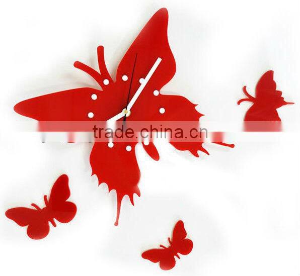 Supply fashion novelty and beautiful decoration wall clock