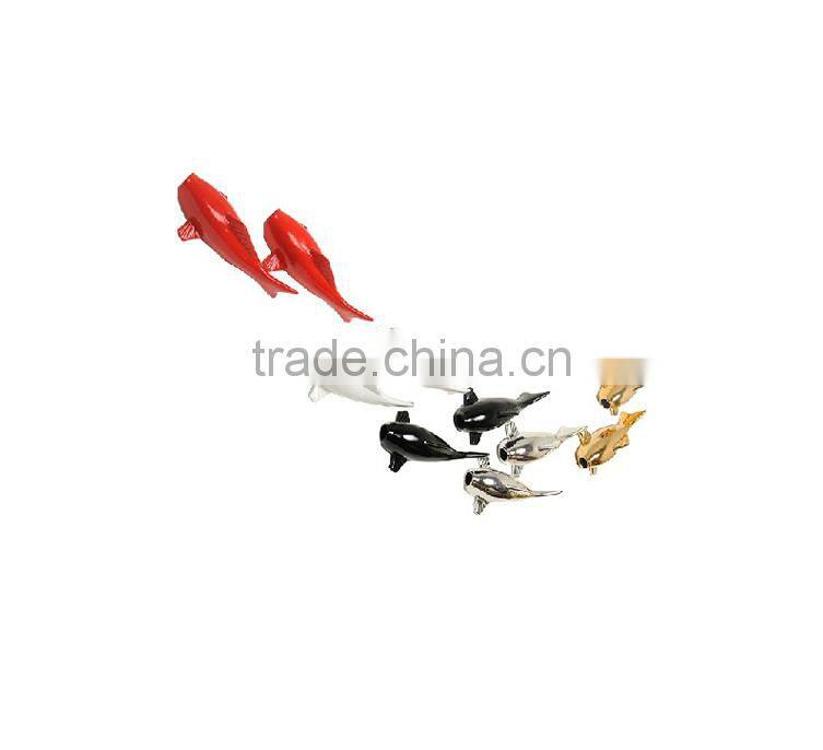 Lucky 3D fish resin restaurant wall decoration