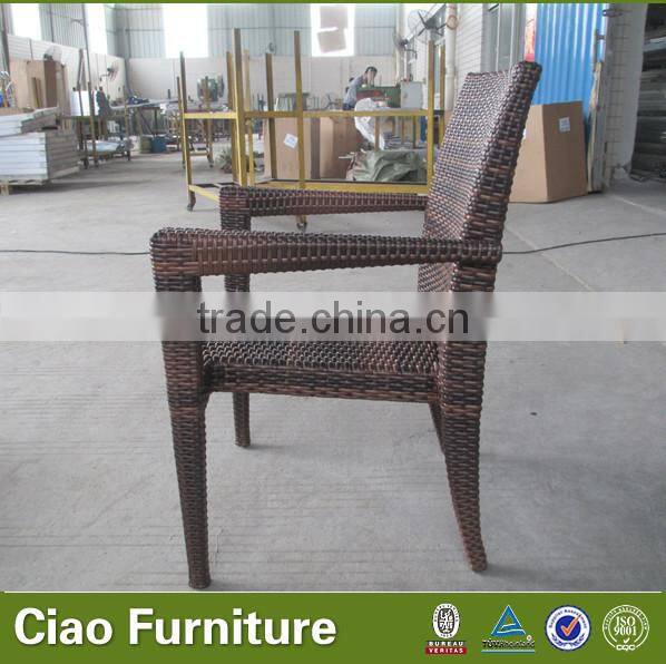 high quality outdoor furniture in patio /garden rattan table and chair