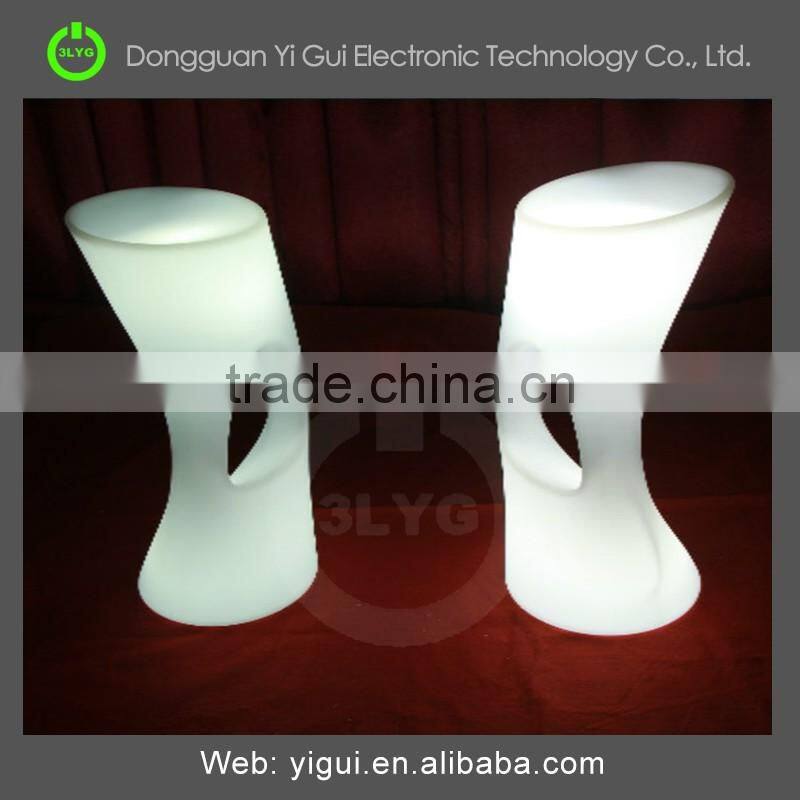 luz with LED furniture bar stools for night club or bar