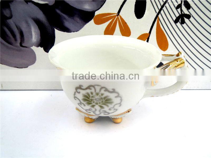 Luxus Porcelain Ceramic tea cup and saucer set