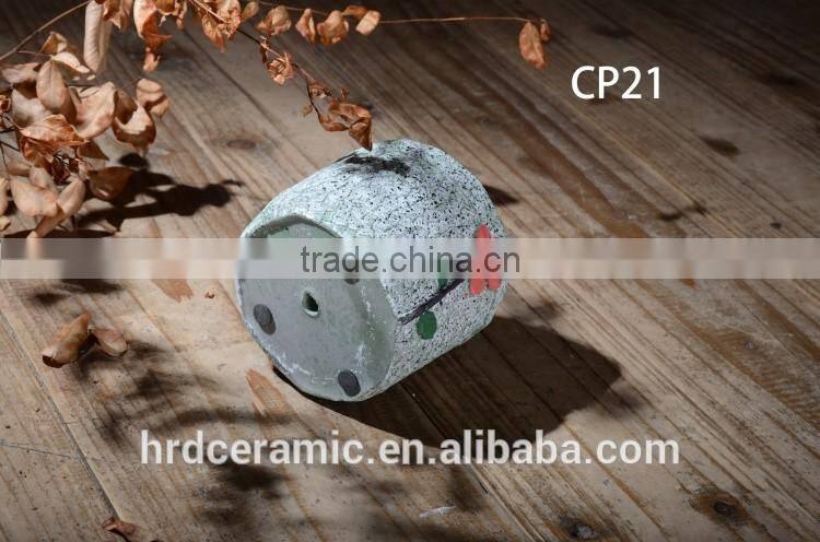 Cement garden outdoor flower pot and planter ornaments