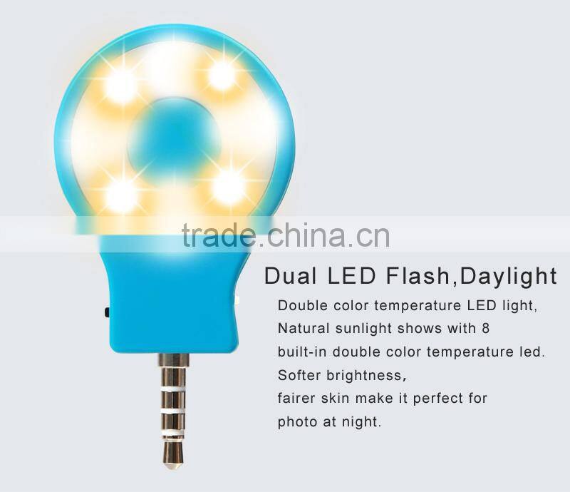 2015 NEW LED flush RK07 the more professional and sync retina flash(Retina Flash) for front camera