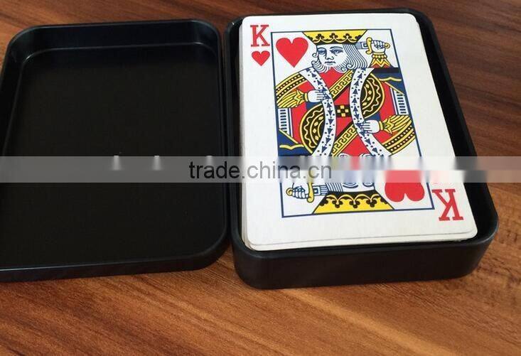 black metal soap tin box, poker Storage tin box, fancy tin box