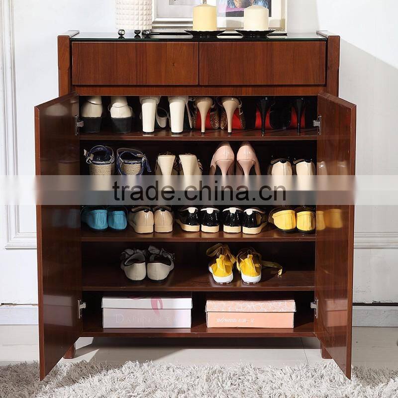 Modern design wooden shoe rack cabinet
