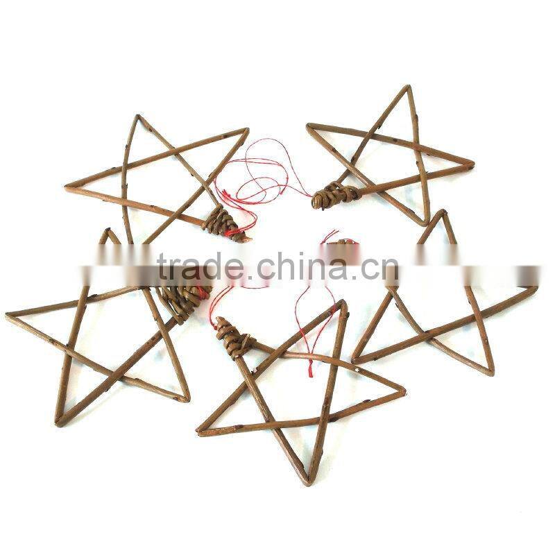 hanging wicker star for christmas decoration / wedding & home decoration