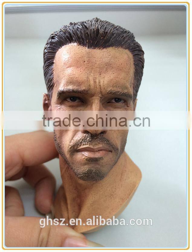 Custom vinyl First Blood figure bust statue head figurine for 12'' action figure body