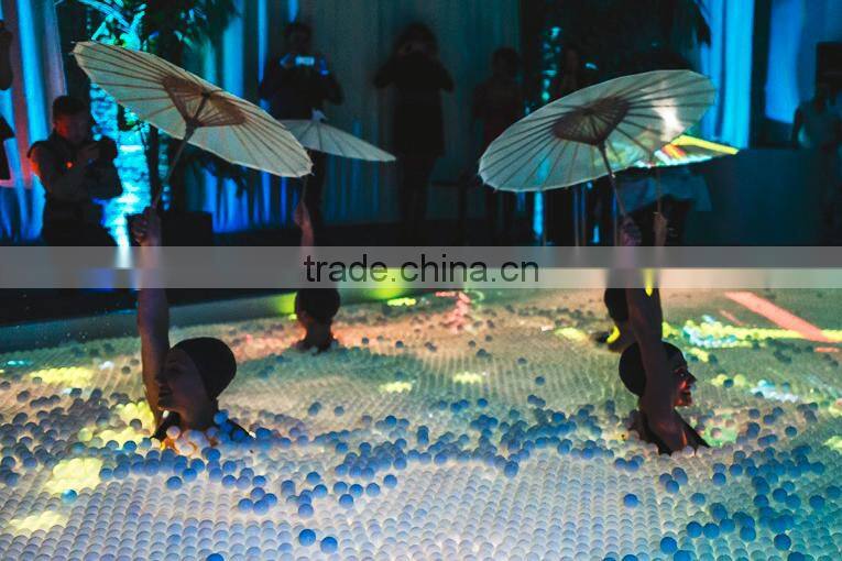 Water pool party decoration cheap plastic ping pong ball