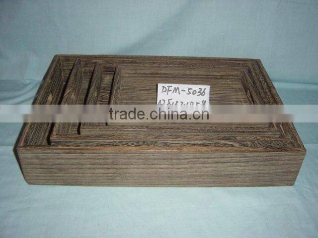 antique burn wooden box