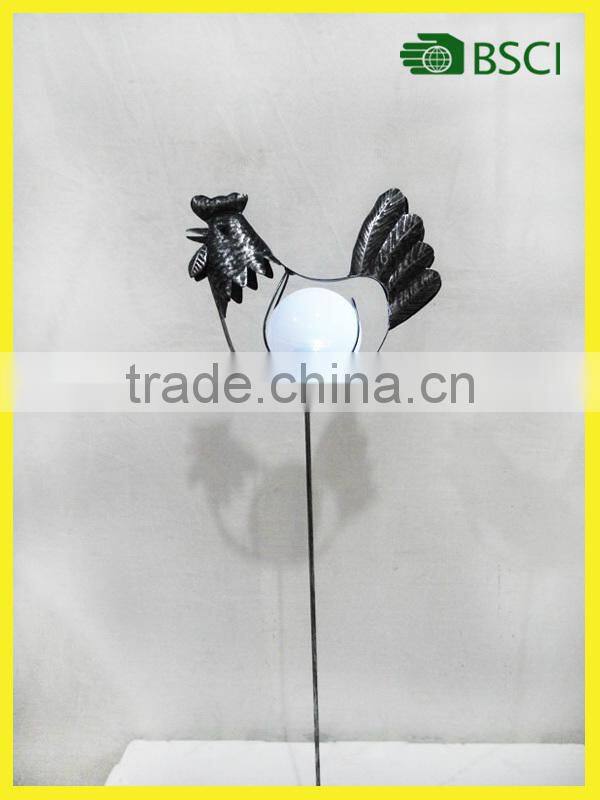 YS13077 Metal handicraft solar garden stick light with superior quality