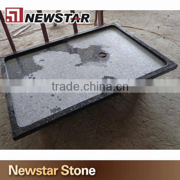 Spray white granite stone shower base