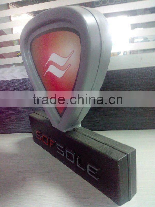 Hot forming small indoor billboard bit stand of plastic