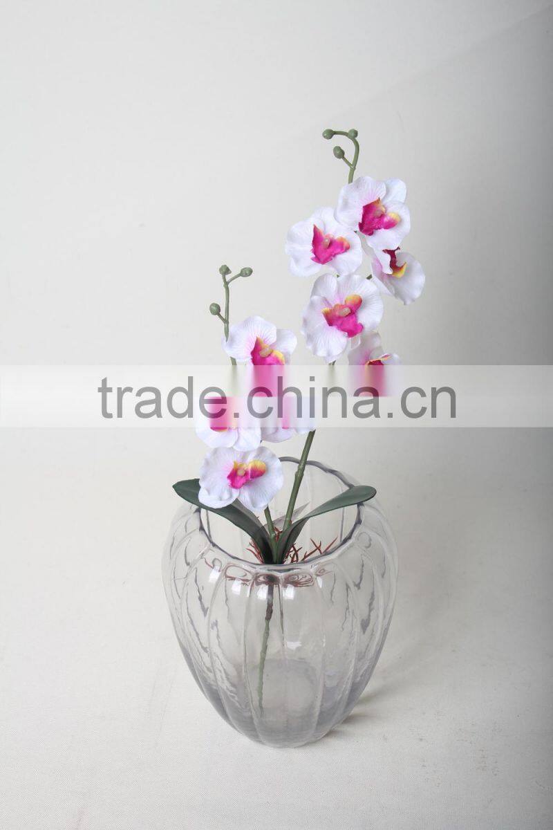 Fabric butterfly orchid artificial butterfly orchid flowers landscaping flowers