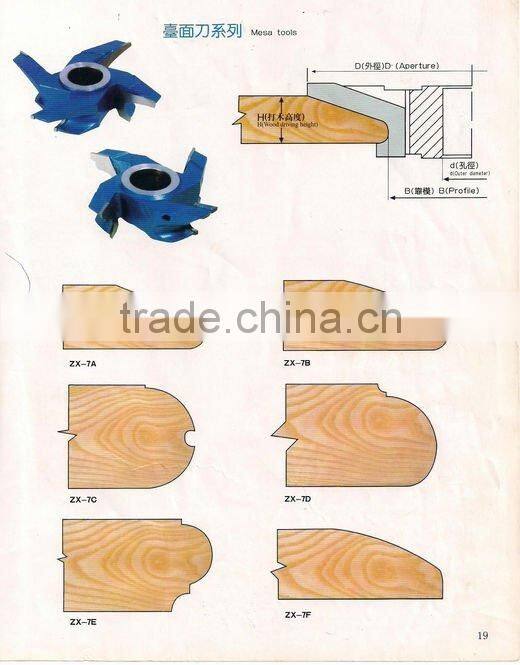 Woodworking Profile Cutter/ Tungsten Steel Profile Cutter