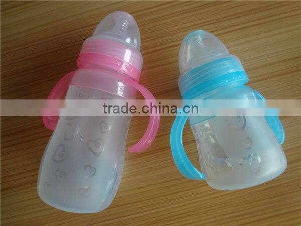 Best selling silicone baby bottle/silicone milk bottle/silicone feeding bottle