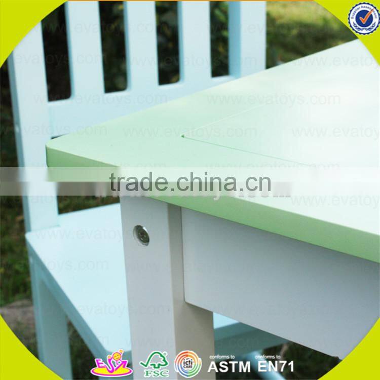 Wholesale dining table and chairs fashionable wooden table and chairs set high quality baby table and chair W08G104