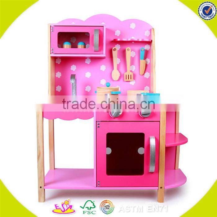 wholesale baby wooden kitchen toy,creative baby wooden kitchen sets toy,kids role play wooden kitchen toy for fun W10C151
