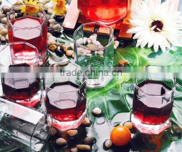 Clear Machine Pressed High Ball Glass Cup