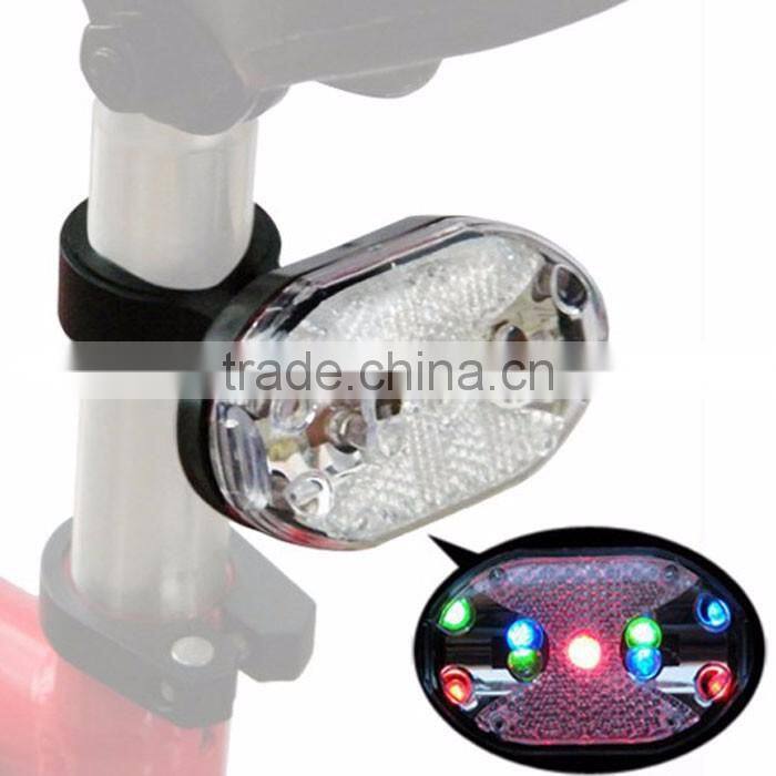 Bicycle 9 led colorful tail lights