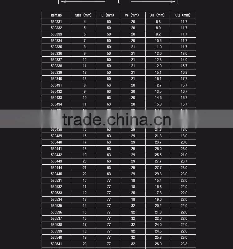 Professional 6.3MM Hexagon Deep Metric 1/6" Socket Set