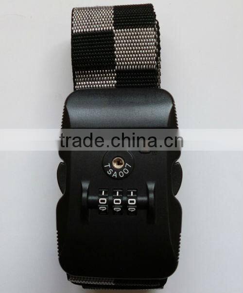 Luggage Tie Down Straps TSA Lock luggage belt with lock