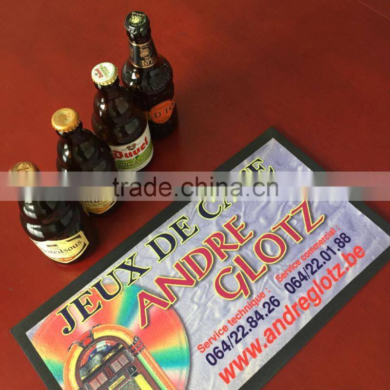 high quality non woven OEM soft rubber bar mat