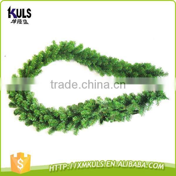 2.7m Decorattion artificial christmas wreaths outdoor pine branch