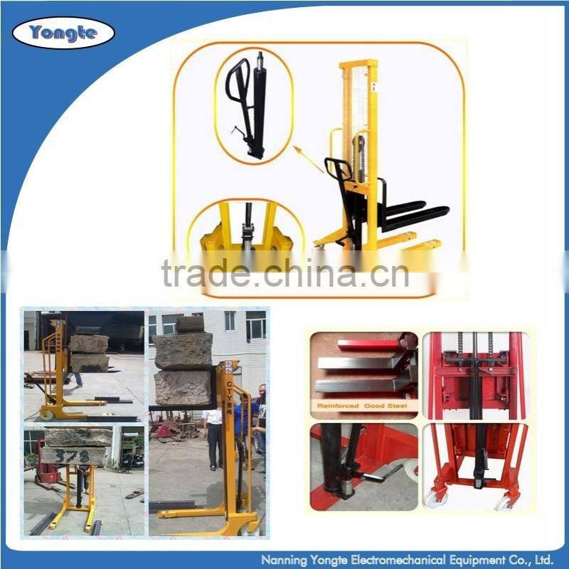 2 ton Hand Hydraulic Pump Forklift Container Manual Stacker