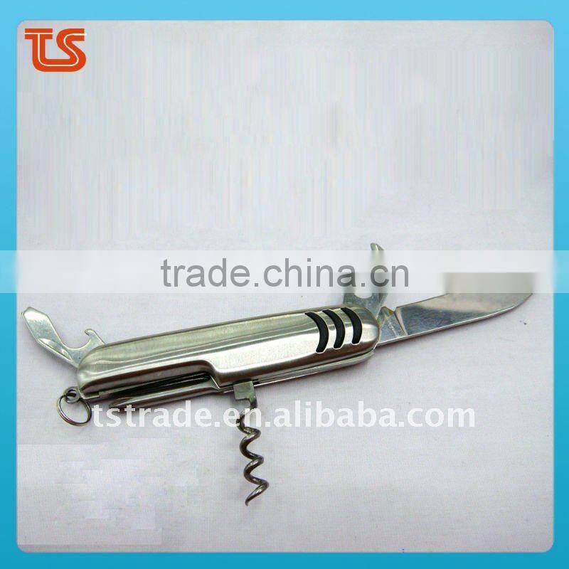 "stock"New design multi knife Novelty pocket knife multi function utility kinfe LED knife( K011H3)