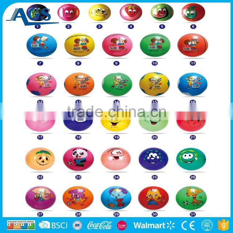 Lovely fruit vegetables style colorful massage ball kid pvc ball