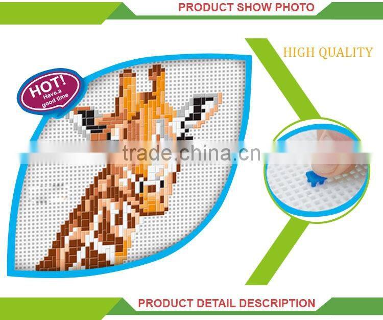 New creative educational DIY handmade mosaic puzzles for children