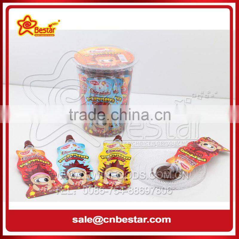 Chocolate Flavor Jelly Jam Candy/ Liquid Candy