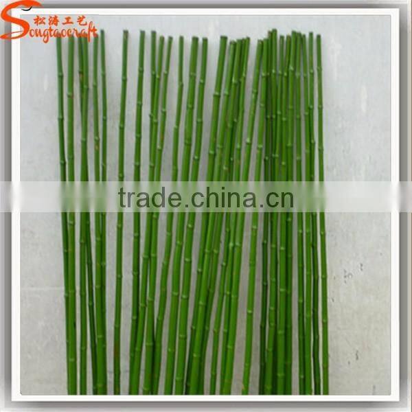 Alibaba China Newest Ourdoor Decorative Artificial Green Bamboo Poles Wholesale