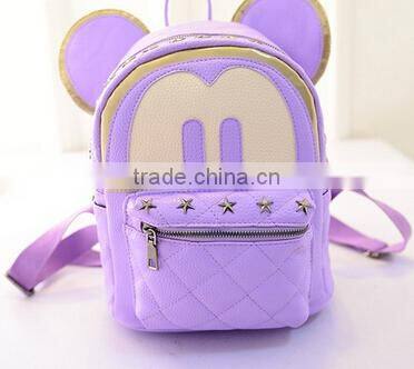 2015 leather backpack for school