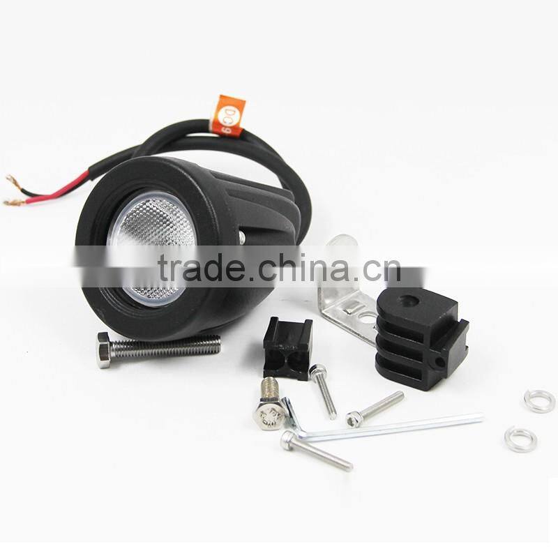 2" 10w round led work light for offroad jeep