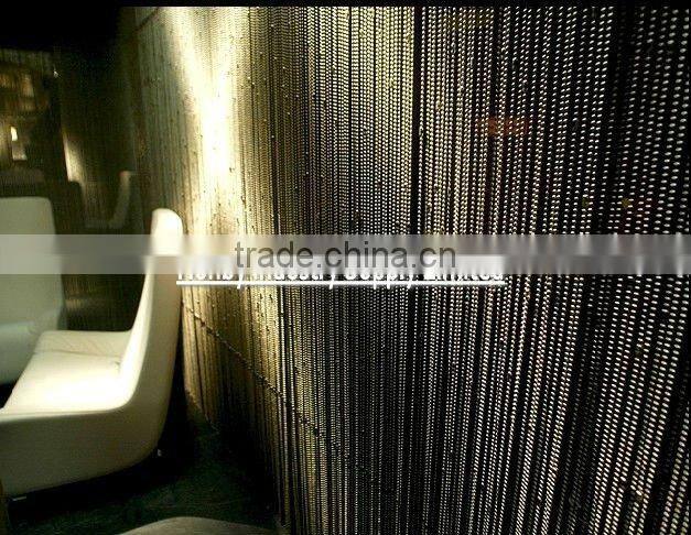 Curtain Wall 12mm Black Ball Chain