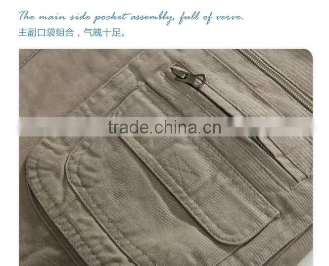 New 2017 Man Clothes Quick Drying Multiple Pockets Hunting and Fishing Vests for Men High Quality Casual Male Vest