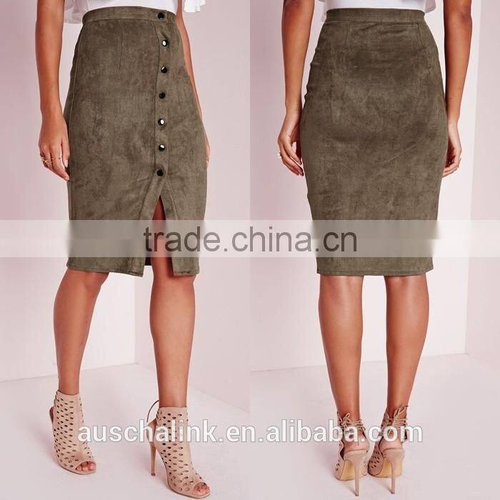 2016 best selling lady midi skirt wholesale china