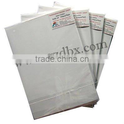 Chinese factory supply competitive price cotton roll tacky heat transfer dye sublimation paper